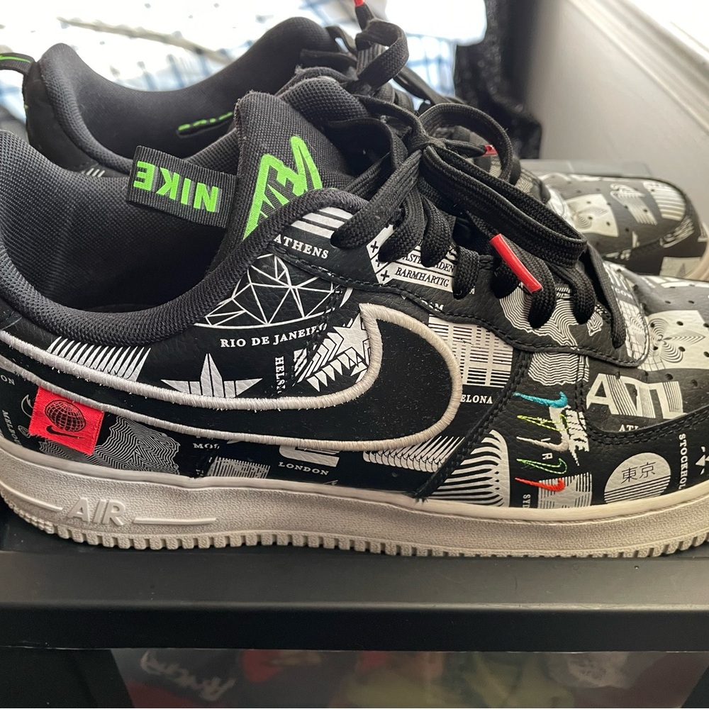 Air Force 1s 07 lx worldwide pack black Low